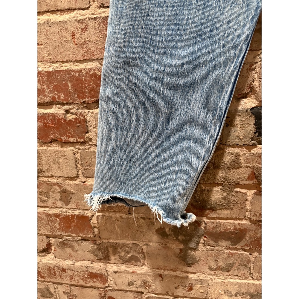 Abercrombie & Fitch The 90s Straight Ultra High Rise Distressed Jeans 27/4R - Picture 7 of 8